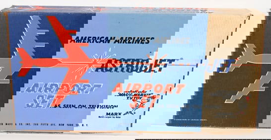 MARX AMERICAN AIRLINES ASTROJET AIRPORT SET