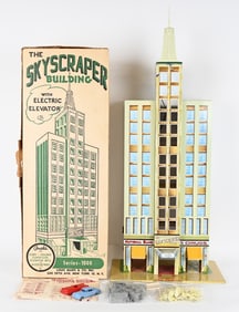 RARE MARX #5450 SKYSCRAPER BUILDING PLAYSET