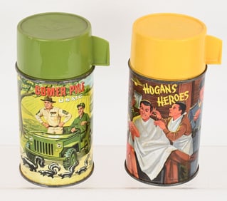 HOGANS HEROS & GOMER PYLE THERMOS