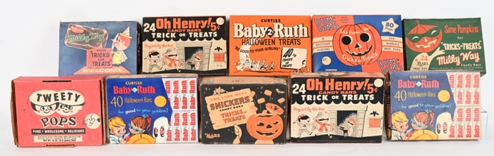 VINTAGE HALLOWEEN CANDY BOXES