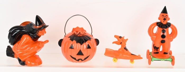 HALLOWEEN PLASTIC WITCHES & MORE