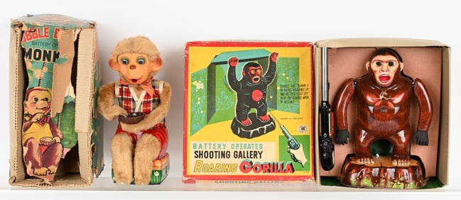 BUBBLE BLOWING MONKEY & ROARING GORILL TARGET