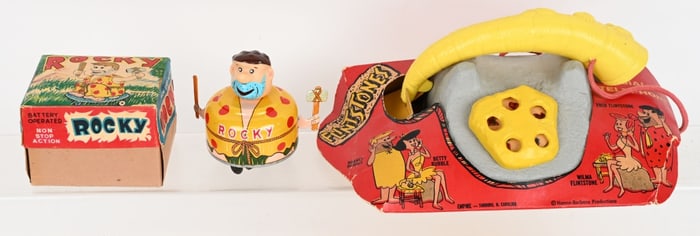 FLINTSTONE TELEPHONE & ROCKY