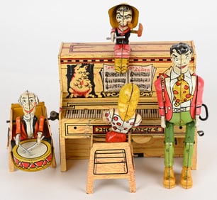 UNIQUR ART TIN WINDUP LIL ABNER BAND