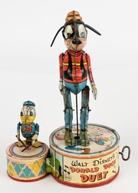 MARX TIN WINDUP DONALD DUCK DUET