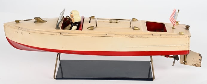 LIONEL TIN WINDUP SPEEDBOAT