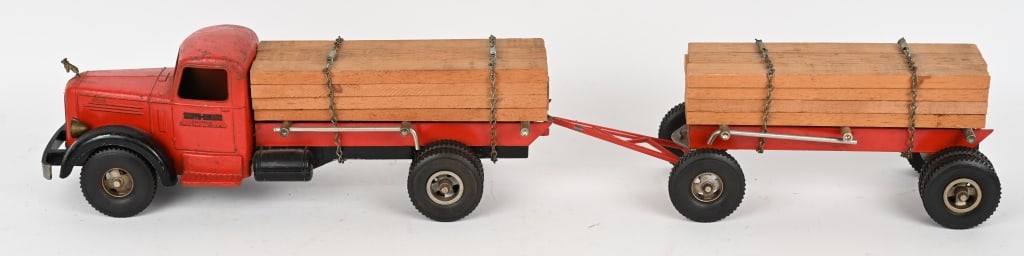 SMITH MILLER LUMBER TRUCK & TRAILER (1 of 6)