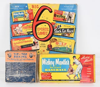 3- SPORTS RELATED GAMES w/ BOXES