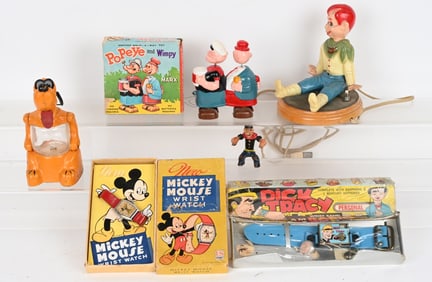 LOT OF CHARACTER TOYS