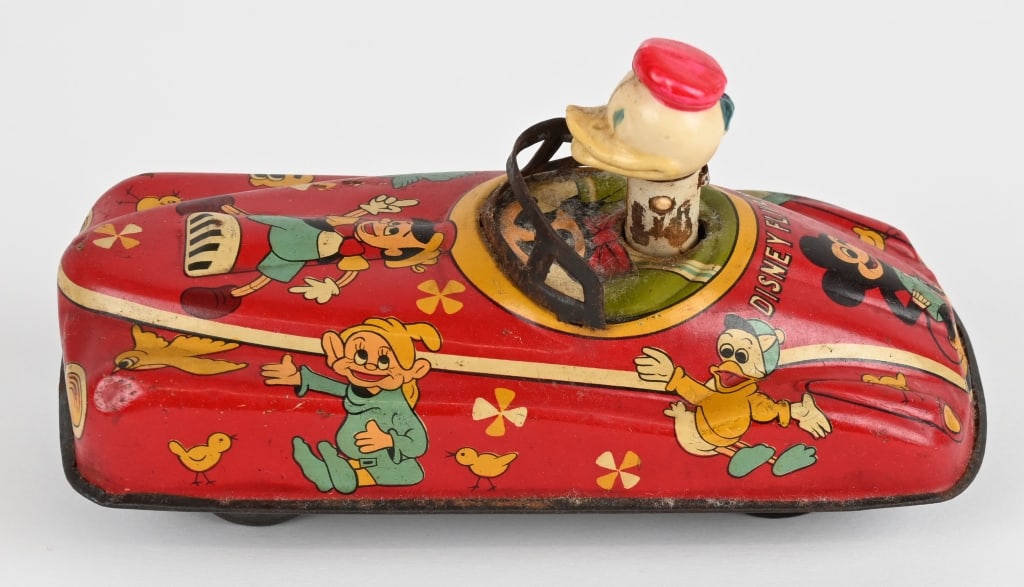 LINEMAR TIN WINDUP DISNEY FLIVVER (1 of 10)