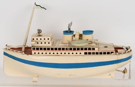 GERMAN ARNOLD TIN WINDUP SHIP
