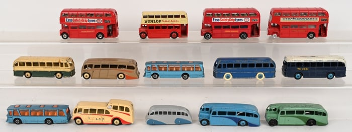 LOT OF DINKY BUSES & OTHER