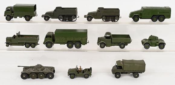 LOT OF DINKY MILITARY VEHICLES