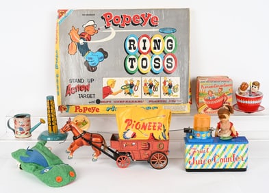 LOT OF VINATGE TOYS