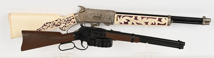 2- TOY RIFLES, HUBLEY & MATTEL