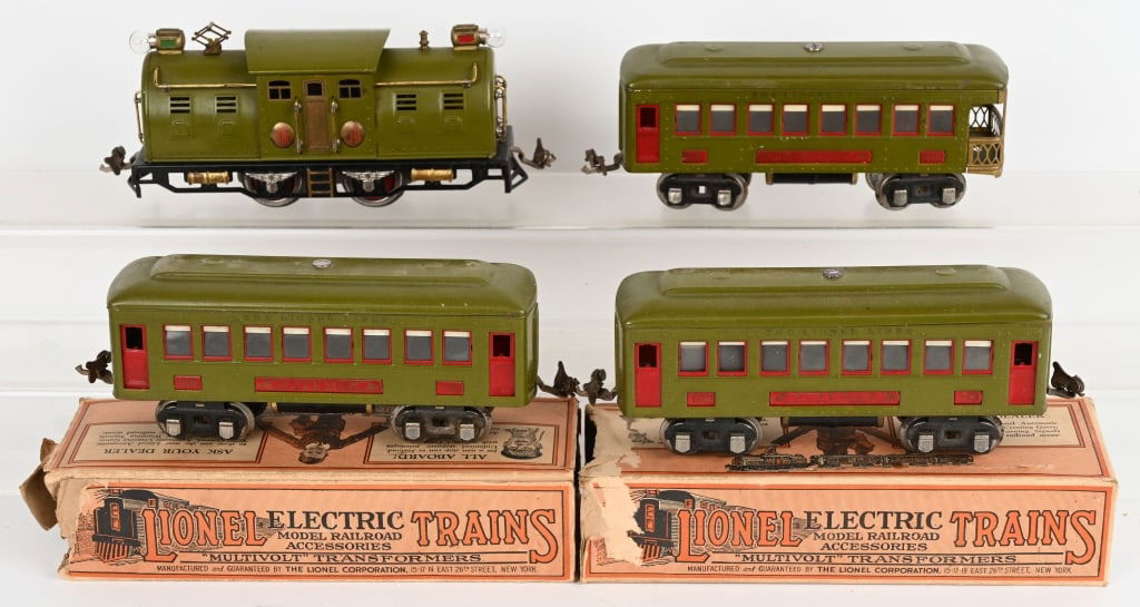 LIONEL PREWAR 254, 610, 610, 612 PASSENGER SET (1 of 10)