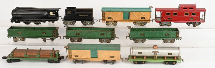 AMERICAN FLYER O GAUGE TRAIN LOT