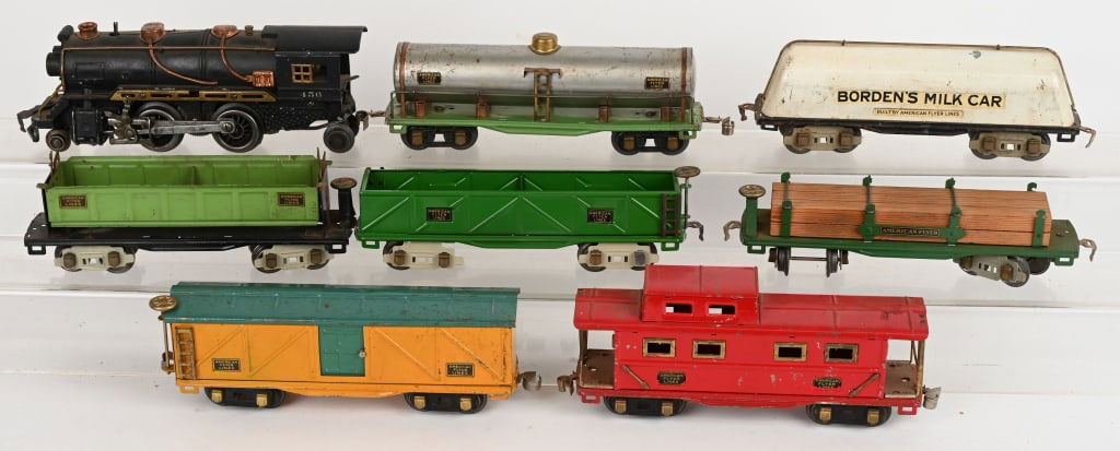 AMERICAN FLYER O GAUGE TRAIN LOT (1 of 8)