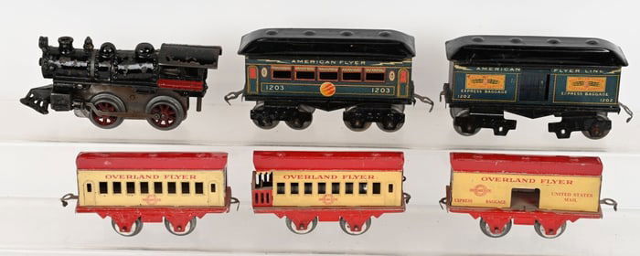 AMERICAN FLYER & OVERLAND FLYER O GAUGE LOT