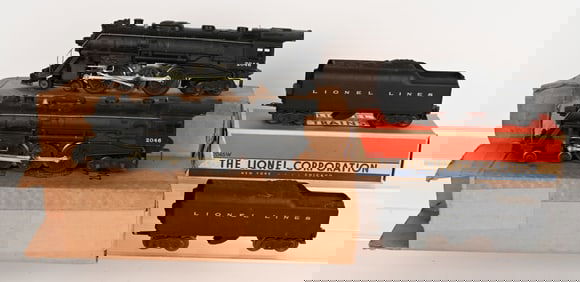 2- LIONEL 2046 LOCOMOTIVES & 2046W TENDERS