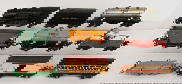 LIONEL 258 LOCO & TENDER FRIEGHT TRAIN SET