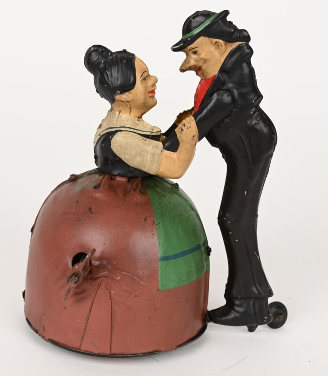 GERMAN TIN WINDUP JACK SPRAT DANCING TOY (1 of 4)