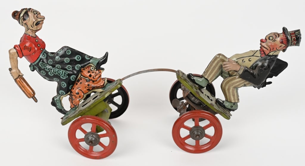 GERMAN TIN WINDUP MAGGIE & JIGGS (1 of 2)