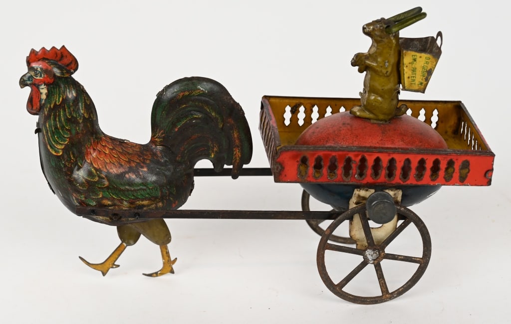 LEHMANN FLYWHEEL DUO RABBIT & CHICKEN CART (1 of 4)