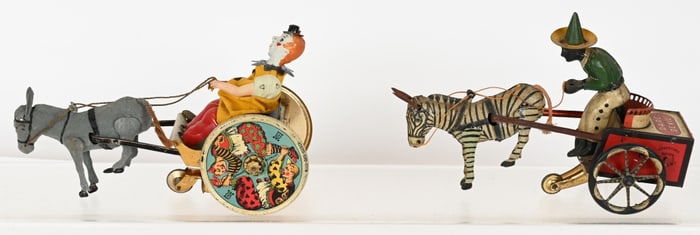 LEHAMNN TIN WINDUP DARE DEVIL & BALKY MULE