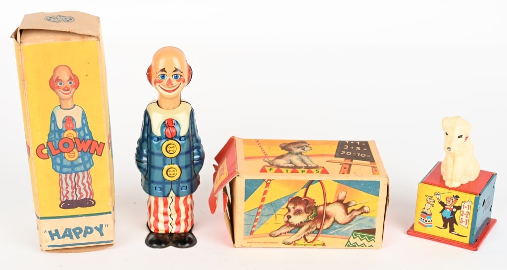 GERMAN HAPPY CLOWN & BRAINY DOG w/ BOX (1 of 7)