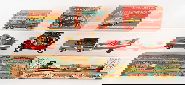 JAPAN TIN TRANSPORTATION TOYS w/ BOX