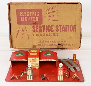 MARX GULL SERVICE STATION w/ BOX