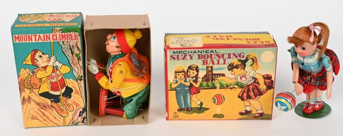 TPS MOUNTAIN CLIMBER & SUZY BOUNCING BALL w/ BOX