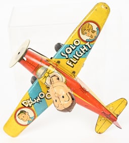 MARX TIN WINDUP DAGWOOD SOLO FLIGHT