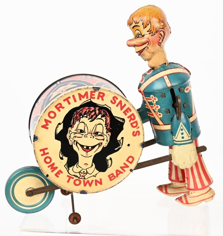 MARX TIN WINDUP MORTIMER SNERD HOMETOWN BAND (1 of 4)