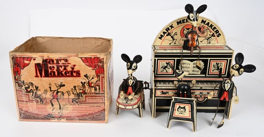 MARX TIN WINDUP MERRY MAKERS BAND w/ BOX