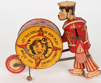 MARX TIN WINDUP DRUMMER BOY