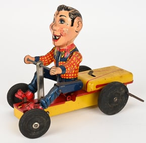 NYLINT WINDUP HOWDY DOODY PUMP MOBILE