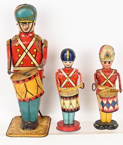 3- TIN WINDUP DRUMMER BOYS