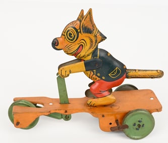 CHEIN TIN WINDUP KRAZY KAT ON SCOOTER