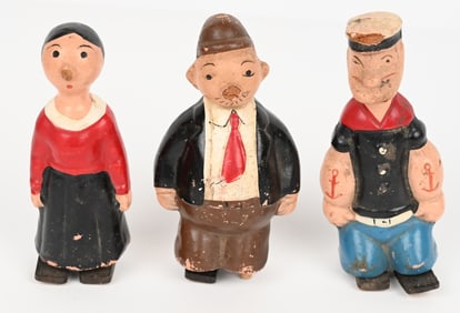 POPEYE, OLIVE OYL & WIMPY COMPOSITION WALKERS