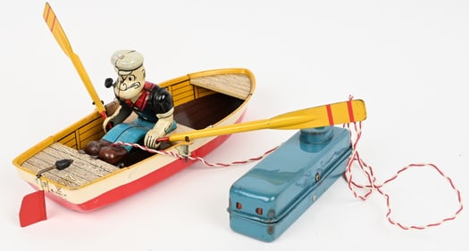 LINEMAR BATTERY OP POPEYE ROW BOAT