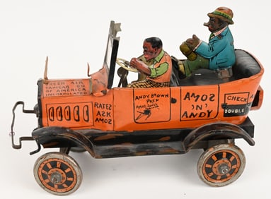 MARX WINDUP AMOS & ANDY FRESH AIR TAXI