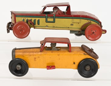 2- TIN WINDUP 1930'S COUPES
