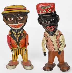 MARX TIN WINDUP MAMMY'S BOY & AMOS WALKERS