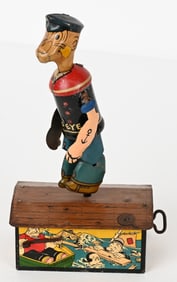 MARX TIN WINDUP POPEYE JIGGER