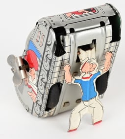 LINEMAR TIN WINDUP POPEYE TANK