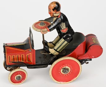 MARX TIN WINDUP COO COO CARZY CAR