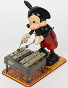 MARX WINDUP MICKEY MOUSE XYLOPHONE