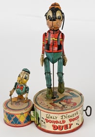 MARX TIN WINDUP DONALD DUCK DUET